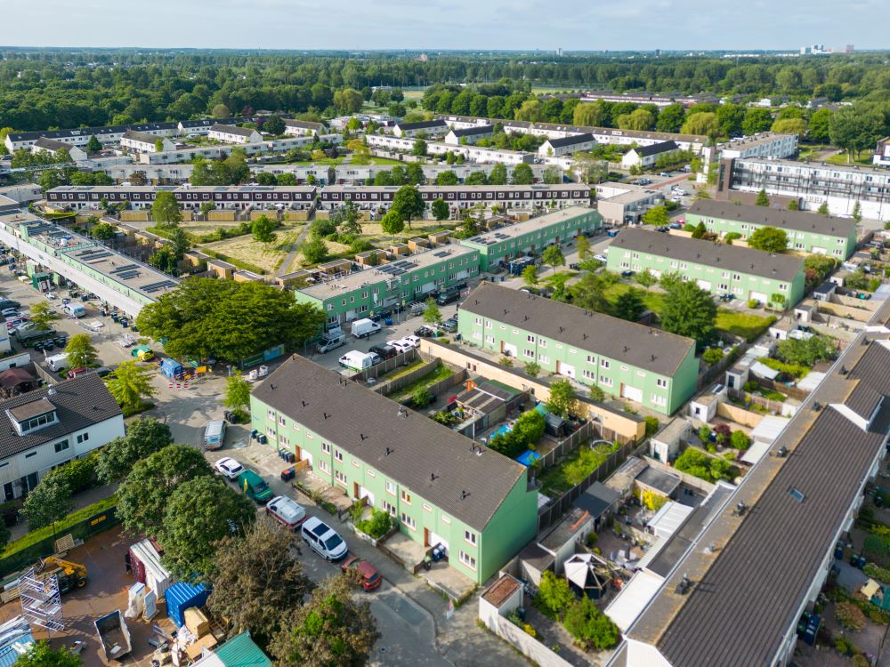 Vervanging kozijnen en gevelelementen 258 woningen Bouwmeesterbuurt, Almere
